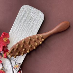 Doğal Sandal Ağacı Ahşap Bakım Tarağı Rahat Saç Bakımı Saç Yıkama Masaj Fırçası Saç Derisi Masaj Tarağı - Product Image 4