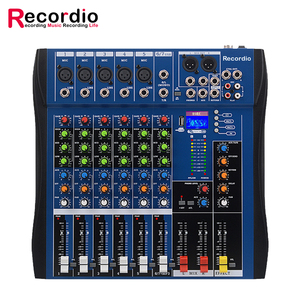 6 canali Mixer Audio Karaoke Mixer Audio console di missaggio Audio USB DJ Sound Mixer prezzi bassi - Product Image 4