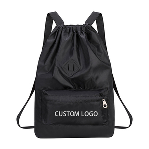 Customizable Water Resistant String Backpack Lightweight Sports Gym <b>Bag</b> <b>Drawstring</b> Backpacks for Men and Women - Product Image 2