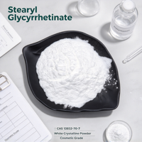 Agen Pengkondisi Kulit Stearyl Glycyrrhetinate Kelas Kosmetik, Larut dalam Minyak untuk Formula Krim dan Losion