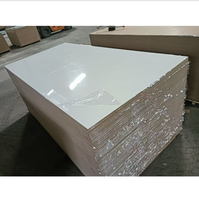 Le blanc à haute brillance de 18mm stratifié/mélamine a fait face aux feuilles UV de panneau panneaux MDF UV