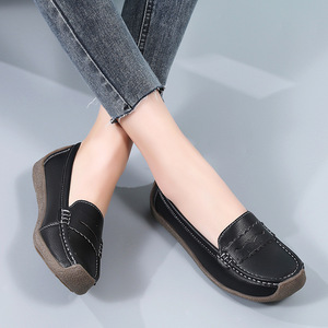 Chaussures d'infirmière légères de haute qualité, nouvelle collection, chaussures plates pour femmes, décontractées, grandes tailles, semelle souple, surface douce, chaussures pour mamans - Product Image 2