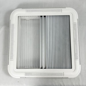 Claraboya RV23SL para autocaravana, 400 x 400 mm, ventana de techo cinereada, motor ASA, vidrio, material plástico, claraboya de - Product Image 2