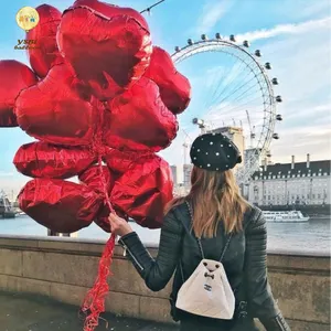 Wholesale Cheap Price Mylar Helium Wedding Party Decoration Globos Al Por Mayor Happy Valentine's Day Balloon