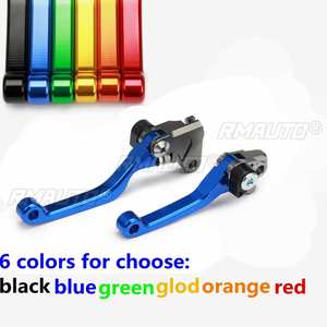 1 paire de leviers de frein et d'embrayage CNC pour moto, pour Yamaha WR250F 2005-2015 WR450F 2005-2015 T6-6061 en aluminium - Product Image 1