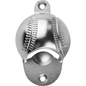Produits tendance 2026 Nouveautés <span class=keywords><strong>Ouvre</strong></span>-bouteille magnétique en alliage de zinc pour bière et bouteilles de baseball, à fixation murale - Product Image 4
