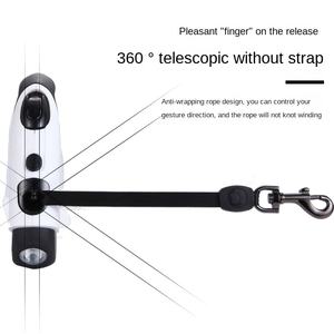 Luxuriöse, Modische, Langlebige Einziehbare Hundeleine 3m Hochbelastbar mit LED-Beleuchtung für Training - Product Image 4