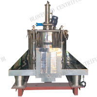 Centrífuga de Placas Planas PGZ con Descarga Vertical Automática, Centrífuga Industrial de Separación Sólido-Líquido