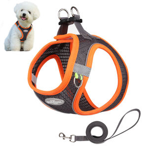 Warna dapat disesuaikan bersirkulasi luar ruangan antitarik rompi reflektif <span class=keywords><strong>Harness</strong></span> hewan peliharaan untuk perlengkapan anjing - Product Image 1