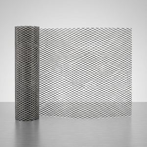 Fournisseur de rouleaux de treillis métallique expansé en aluminium résistant à la corrosion, treillis métallique expansé en aluminium architectural pour façade - Product Image 1