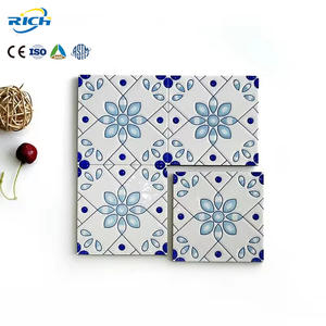 <span class=keywords><strong>Carrelage</strong></span> professionnel en porcelaine décorative de qualité supérieure, motif floral vintage personnalisé, durable, pour la décoration des halls - Product Image 1