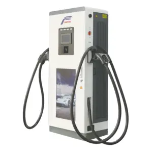 محطة شحن تجارية سريعة GBT CCS من النوع 2 AC 11kw 22kw DC 120kw 160kw مع شاشة عرض الإعلانات