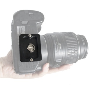BEXIN-placa adaptadora Universal de cabeza de bola para trípode, base de montaje de cámara Arca Swis, placa de liberación rápida para <span class=keywords><strong>Benro</strong></span> sirui QZSD - Product Image 4