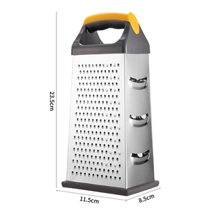 Coupe-légumes multifonctionnel Coupe-pommes de terre râpé Râpe à fromage Coupe-légumes en acier inoxydable avec <span class=keywords><strong>4</strong></span> faces - Product Image 3