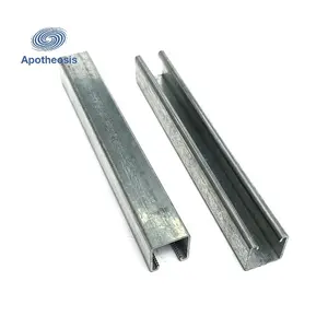 Unistruct C e U canal de suporte de perfil de aço galvanizado com fenda