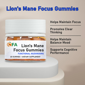 High Potency Lion's Mane Focus Gummies with Lion's Mane Extract Supports Cognitive Performance and Helps Maintain Focus Gummies - Product Image 2
