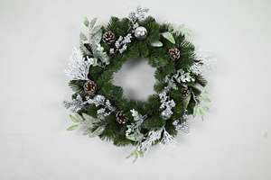 Guirlande de Noël artificielle de haute qualité personnalisée pour la décoration de la maison, guirlande de Noël à suspendre en extérieur, guirlande de Noël DIY - Product Image 3