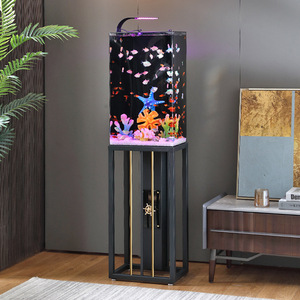 Usmilepet ตู้ปลาอะคริลิกขนาดใหญ่และขนาดกลางพร้อมหินธรรมชาติสำหรับตู้ปลาสวยงาม - Product Image 1