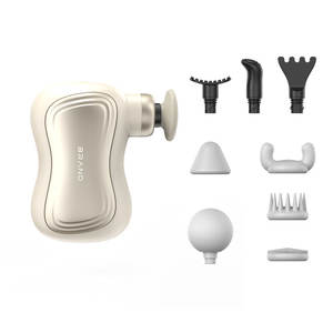 Massaggiatore Muscolare Portatile Healthpal <span class=keywords><strong>Mini</strong></span> ad Alta Velocità Ricaricabile con 8 Testine per Massaggio Profondo dei Tessuti - Product Image 2