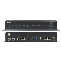 Système Huidu Lecteur multimédia HDR10 4K double mode Contrôleur d'affichage LED HD-A3L avec application mobile Sans fil/USB/4G