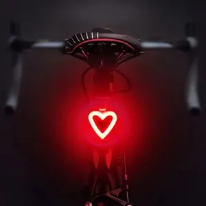 Fiets Achterlicht Oplaadbare Led Fiets Achterlicht Voor Nachtrijden Schattige Fiets Accessoires Fiets Waarschuwingslampjes