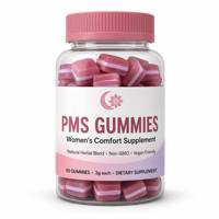 Gummies de soutien PMS, bonbons à mâcher pour le confort menstruel des femmes, bonbons mous pour l'équilibre hormonal quotidien féminin