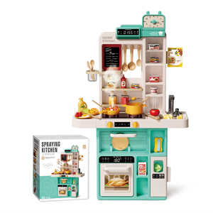 Juguetes <span class=keywords><strong>de</strong></span> <span class=keywords><strong>Cocina</strong></span> para Niños, Casa <span class=keywords><strong>de</strong></span> Juegos con Rompecabezas, <span class=keywords><strong>Chef</strong></span> Cocinero, 88 cm, Juguetes <span class=keywords><strong>de</strong></span> <span class=keywords><strong>Cocina</strong></span> con Sonido, Luz y Spray, Mesa <span class=keywords><strong>de</strong></span> Comedor, 52 Piezas, Dibujo para Niños - Product Image 1