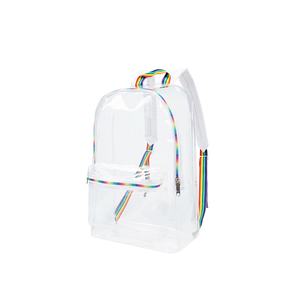 Mochila Escolar Transparente de PVC con Cierre, Diseño Holográfico y Elegante para Niñas, Impermeable, Ligera, para Estudiantes - Product Image 4