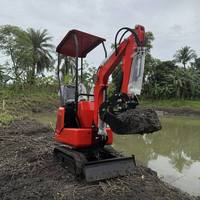 Ygzg Machine d'excavation abordable sur chenilles avec bras hydraulique articulé pour le terrassement et les travaux municipaux