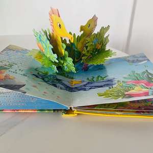 Custom cartonato cartonato in cartone per bambini per bambini storia 3D libro Pop Up stampa <span class=keywords><strong>di</strong></span> libri per bambini - Product Image 3
