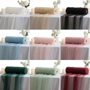 Cortina de Organza para Boda, Decoración de Asientos, Techo de Habitación, Estilo Europeo, Rollo de Poliéster - Product Image 2