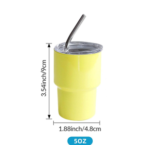 Vasos de Tequila Mini de 5 oz con Logotipo Personalizado, Vaso de Chupito MINI de Acero Inoxidable con Tapa, Brillantina y Diamantes de Imitación, Bonito y Aislado - Product Image 2