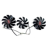 DIY kipas pendingin fan fan RX6700XT RX6800XT untuk PowerColor RX 6700XT 6800 XT 6900XT kipas kartu grafis naga merah