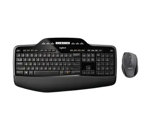 Migliore qualità Logitech MK710 Tastiera Senza Fili con il Mouse Senza Fili Del Mouse della Tastiera Del Computer Pulsante Del Mouse Del Mouse Set