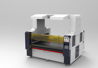 Máquina de corte por láser asíncrona de 2 cabezales ARGUS, impresora de sublimación de tela de gran visión, corte láser para soportes de goma AI