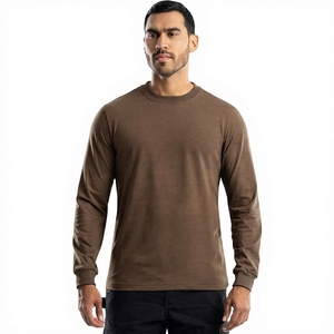 Chemise Homme Marron Foncé Respirante à Manches Longues 100% Coton Popeline Texture Douce et Fraîche Prête à Porter Style Urbain Coupe Confortable Idéale pour le Quotidien - Product Image 1