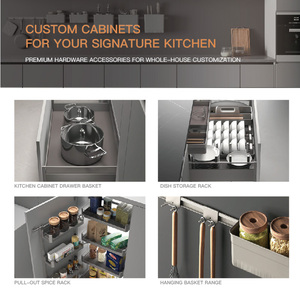 Armoires de <span class=keywords><strong>cuisine</strong></span> modulaires de style minimaliste YALIG, <span class=keywords><strong>en</strong></span> crème et bois grainé, avec portes <span class=keywords><strong>en</strong></span> <span class=keywords><strong>verre</strong></span>, design personnalisé de haute qualité, fabriquées <span class=keywords><strong>en</strong></span> Chine - Product Image 6