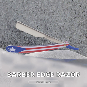 Barber <b>Edge</b> Professional Folding Straight Razor Plastic Super Stainless Steel Precision Shaving <b>Tool</b> for Bikini Barber/Stylist - Product Image 2