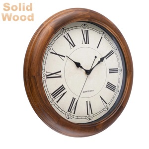 Orologio <span class=keywords><strong>da</strong></span> Parete in Legno Stile Europeo Design di Lusso Arredamento Casa Soggiorno Orologio <span class=keywords><strong>da</strong></span> Parete Antico - Product Image 5