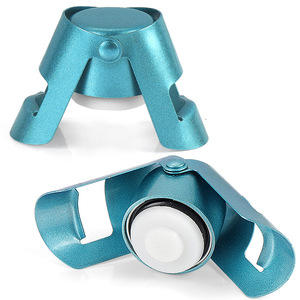 Accessoires pour le <span class=keywords><strong>vin</strong></span> en métal écologique <span class=keywords><strong>Bouchon</strong></span> de champagne en acier inoxydable or rose violet or <span class=keywords><strong>bleu</strong></span> avec logo personnalisé - Product Image 3