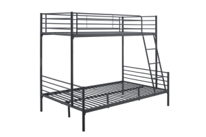 Industrial Grade Two Level Steel <strong>Bunk</strong> <strong>Bed</strong> With Steps for School Dormitory Accommodation - Product Image 5