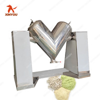 Mesin pencampur bubuk tipe V, mesin pencampur bubuk tipe V, daun sorgum, ramuan Moringa kering