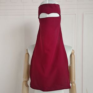 Venta al por Mayor de Niqab Islámico Modesto y Sencillo, Hiyab con Protector Nasal Largo, Burka para Mujer, Velo Facial Musulmán - Product Image 3