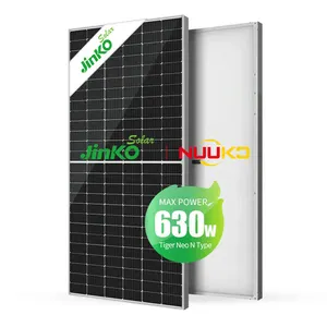 Tier 1 N Type Pv Module 610 Watt 620Watt 630W 1000W Pannello Solare Thuisgebruik Module In Zonnepaneel