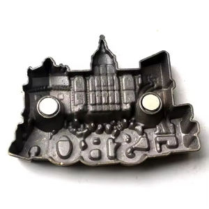 Imán de Refrigerador de Aleación de Zinc - <span class=keywords><strong>Lisboa</strong></span> Portugal, Recuerdo de Viaje con Diseño 3D, Decoración para Refrigerador, Regalo Turístico para <span class=keywords><strong>Viajes</strong></span> - Product Image 3