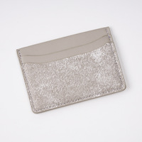 Cartera de Cuero PU Delgada y Elegante para Hombre, Cartera Delgada de Cuero con Logotipo Personalizado, Tarjetero con Múltiples Ranuras
