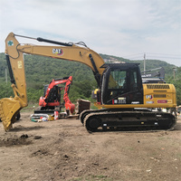 Excavatrice CAT315D2GC de 15 tonnes utilisée pour les travaux de terrassement, moteur turbo ACERT, pompe puissante, forte puissance de creusement, machine de construction stable