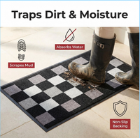 Tapis d'entrée antidérapants personnalisés en gros pour la maison, tapis de sol pour supermarché ou achat d'entreprise