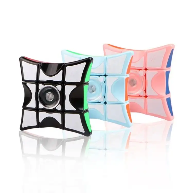 Fidget Spinner Plus 1X3X3 Speed Cube 2 in 1 Brain Teasers Magic Puzzle Spinning Top Cube