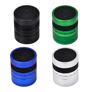 カスタムロゴクリエイティブデザイン音楽スピーカー2.5 "タバコグラインダーハーブグラインダー喫煙アクセサリー - Product Image 3